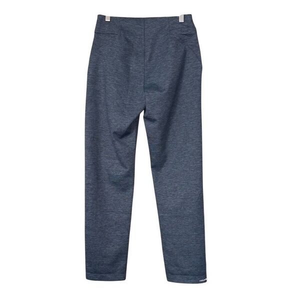 Title nine she leads pants pull-on space-dyed' Ponte knit blue XS new - Picture 2 of 12